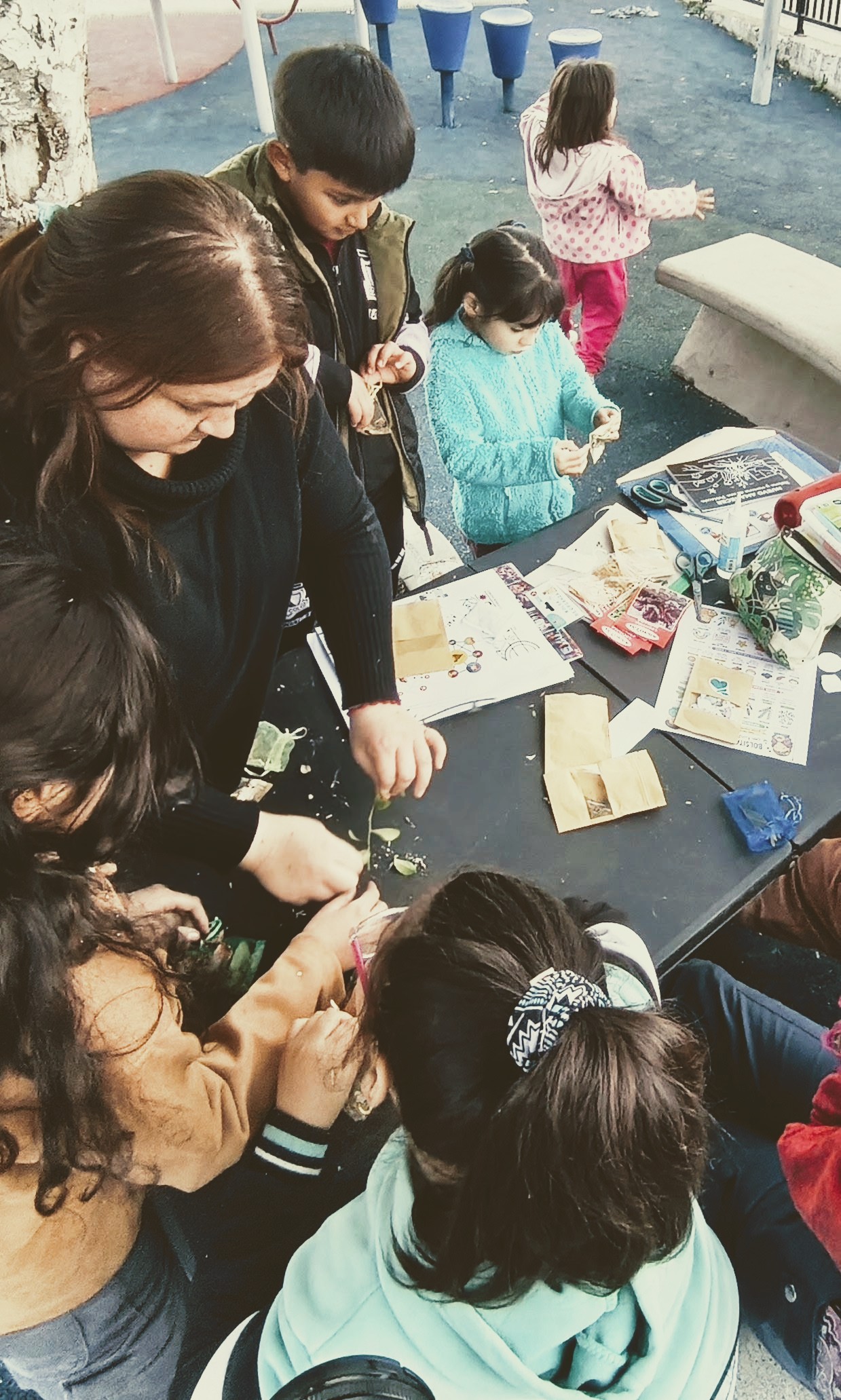Huerto y educación ambiental en Nuevo Amanecer